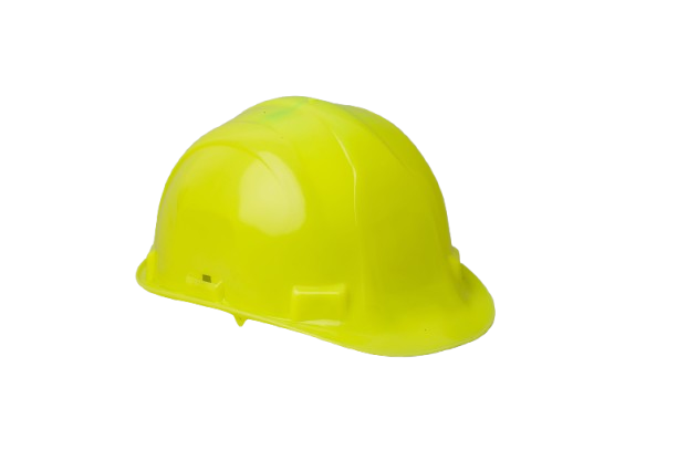 Fluo žuta školjka zaštitnog šlema